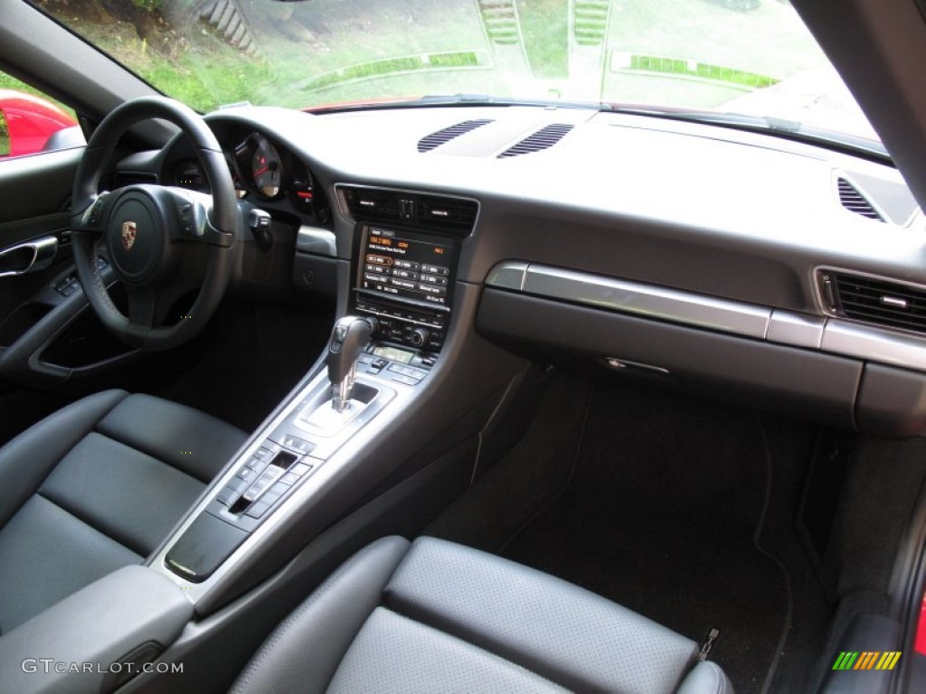 2012 Porsche New 911 Carrera S Coupe Black Dashboard Photo #68426162