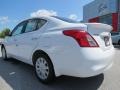 2012 Fresh Powder White Nissan Versa 1.6 SV Sedan  photo #3