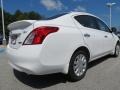 2012 Fresh Powder White Nissan Versa 1.6 SV Sedan  photo #5