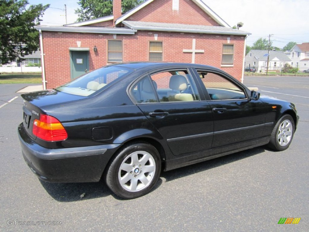 2005 3 Series 325xi Sedan - Black Sapphire Metallic / Sand photo #8