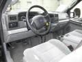2003 Ford F250 Super Duty Medium Flint Grey Interior Prime Interior Photo