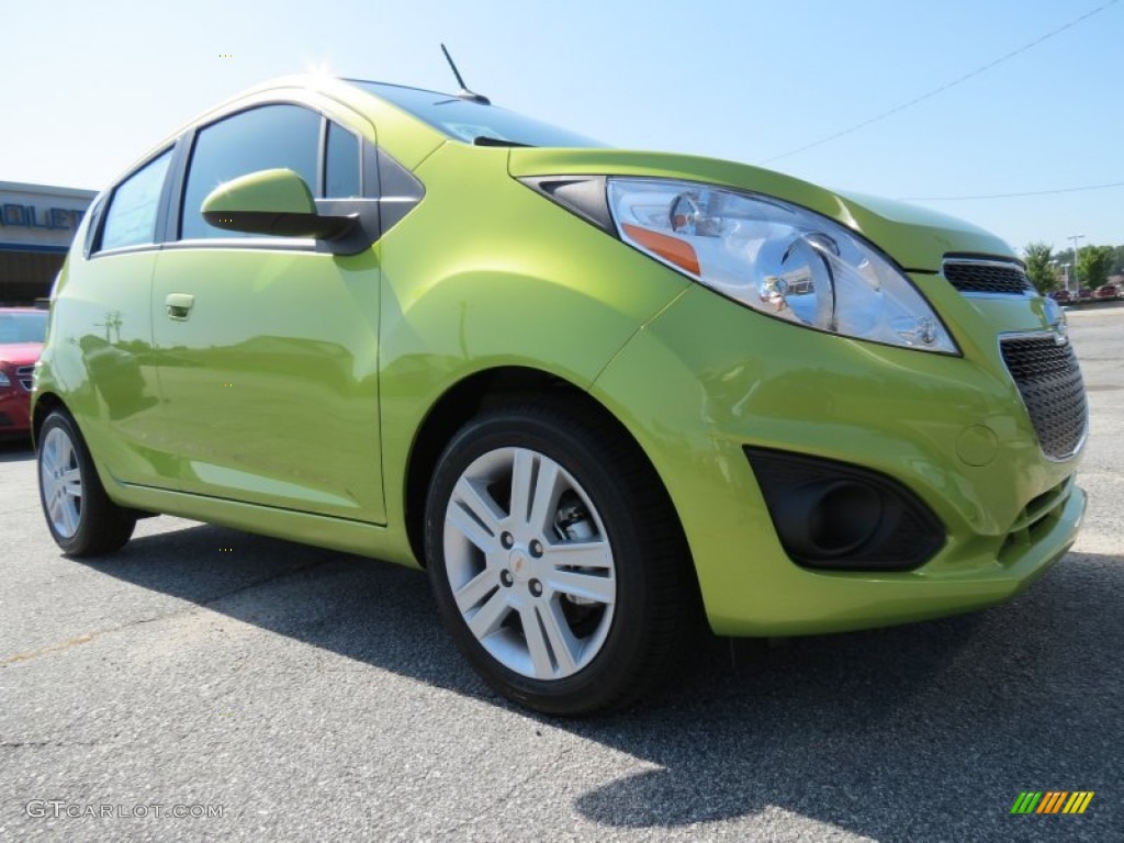 Jalapeno (Green) 2013 Chevrolet Spark LT Exterior Photo #68428367