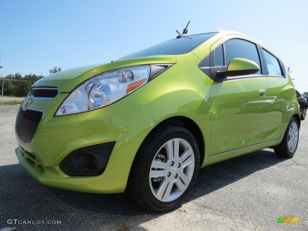 Jalapeno (Green) 2013 Chevrolet Spark LT Exterior Photo #68428385