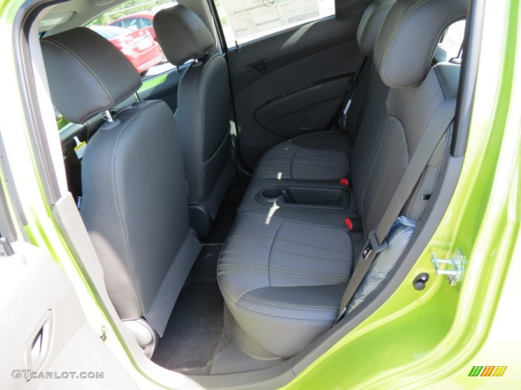 Green/Green Interior 2013 Chevrolet Spark LT Photo #68428469