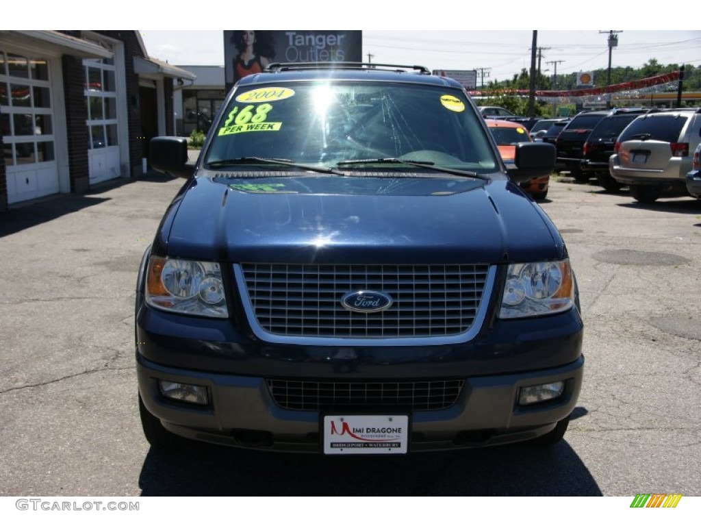 2004 Expedition XLT 4x4 - True Blue Metallic / Medium Flint Gray photo #2