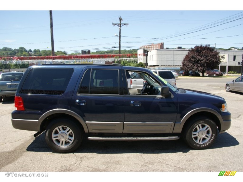 2004 Expedition XLT 4x4 - True Blue Metallic / Medium Flint Gray photo #4