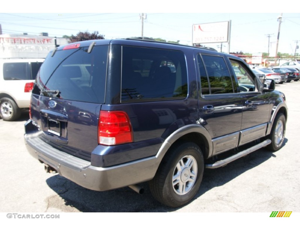 2004 Expedition XLT 4x4 - True Blue Metallic / Medium Flint Gray photo #5