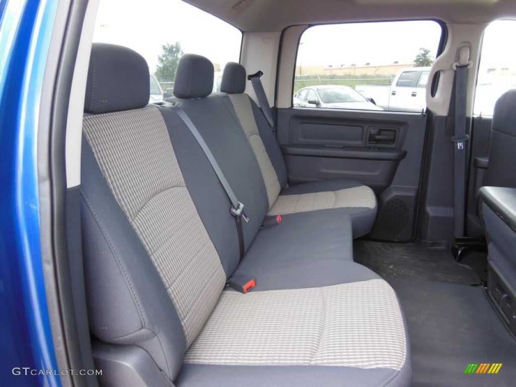 2010 Ram 1500 ST Crew Cab 4x4 - Deep Water Blue Pearl / Dark Slate/Medium Graystone photo #8