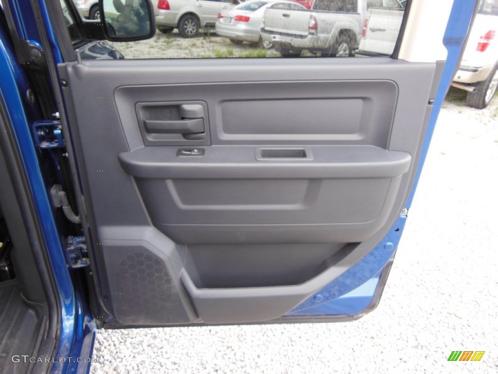 2010 Ram 1500 ST Crew Cab 4x4 - Deep Water Blue Pearl / Dark Slate/Medium Graystone photo #9