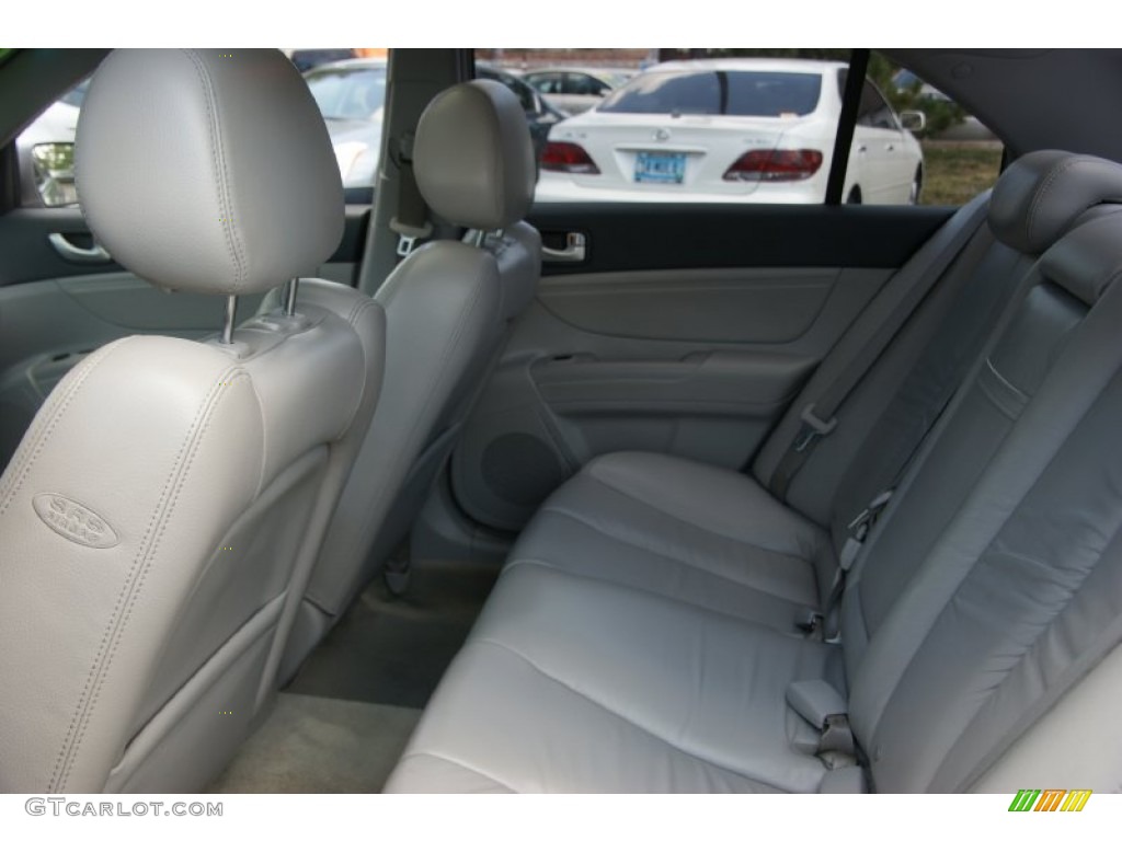 2007 Sonata Limited V6 - Bright Silver / Gray photo #13