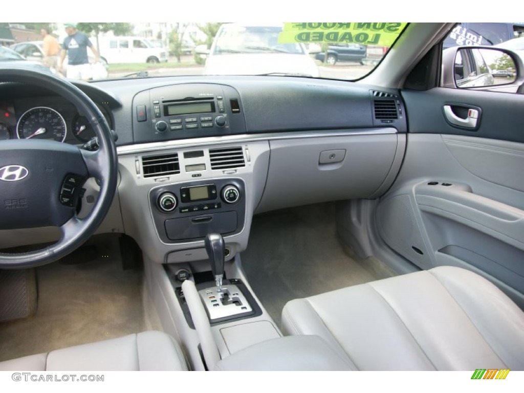 2007 Sonata Limited V6 - Bright Silver / Gray photo #17