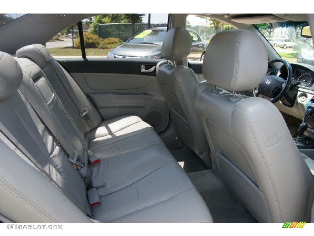 2007 Sonata Limited V6 - Bright Silver / Gray photo #19