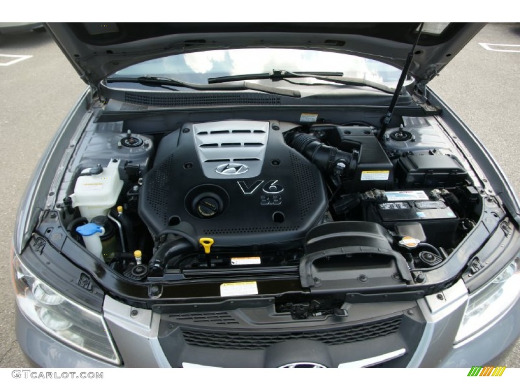 2007 Hyundai Sonata Limited V6 3.3 Liter DOHC 24 Valve VVT V6 Engine Photo #68429405