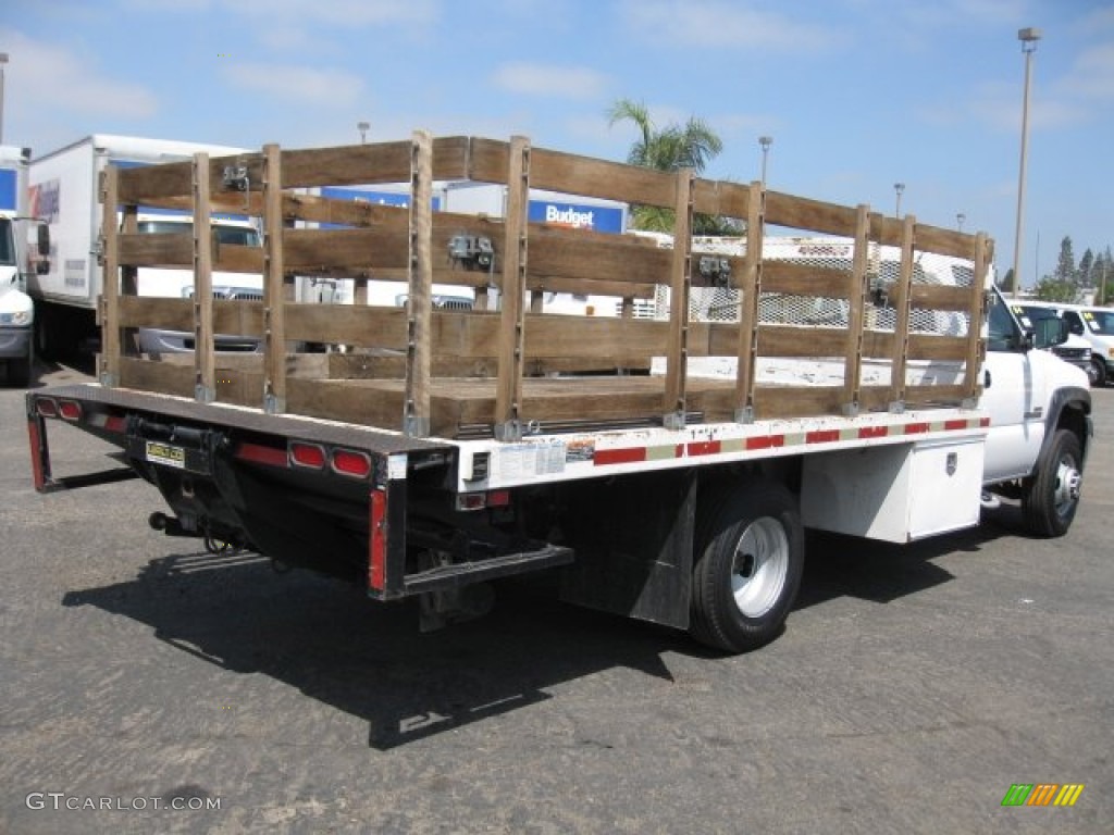 2002 Sierra 3500 SL Regular Cab Dually Flat Bed - Summit White / Graphite photo #6