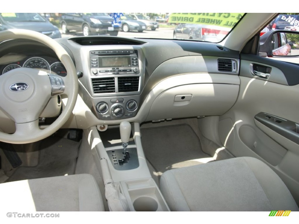 2008 Impreza 2.5i Sedan - Lightning Red / Ivory photo #17