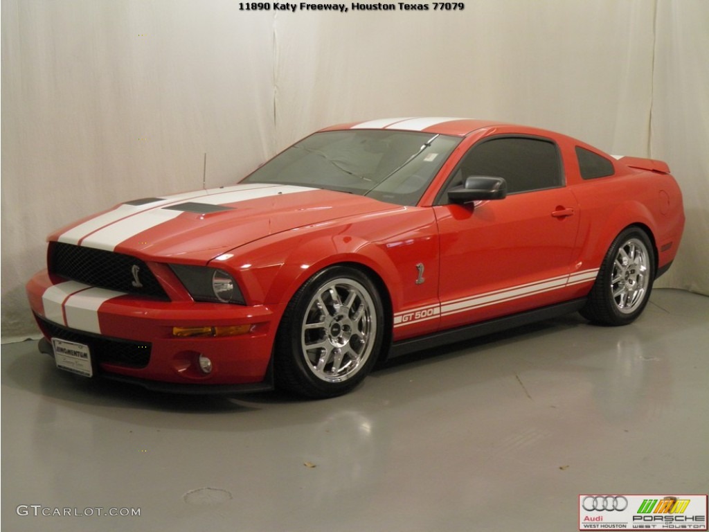 2007 Mustang Shelby GT500 Coupe - Torch Red / Black Leather photo #3