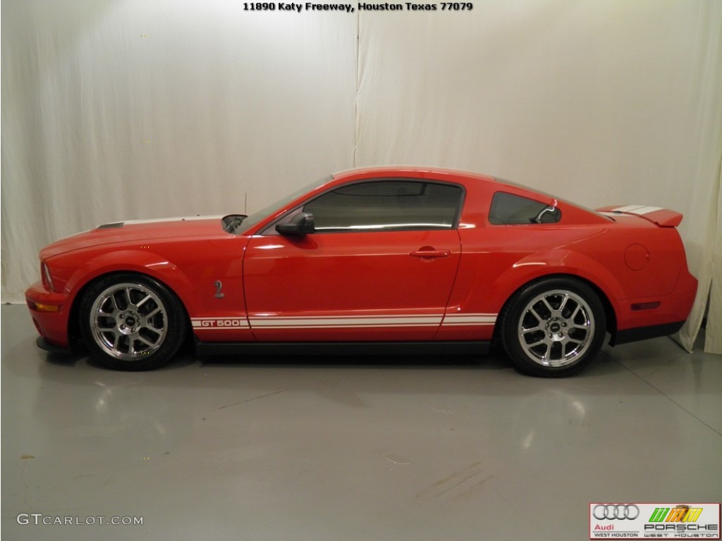 2007 Mustang Shelby GT500 Coupe - Torch Red / Black Leather photo #4