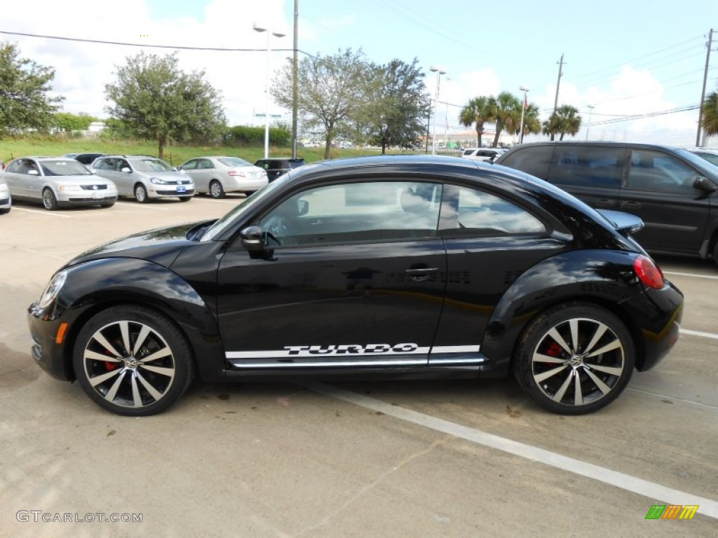 Deep Black Pearl Metallic 2012 Volkswagen Beetle Turbo Exterior Photo #68431913