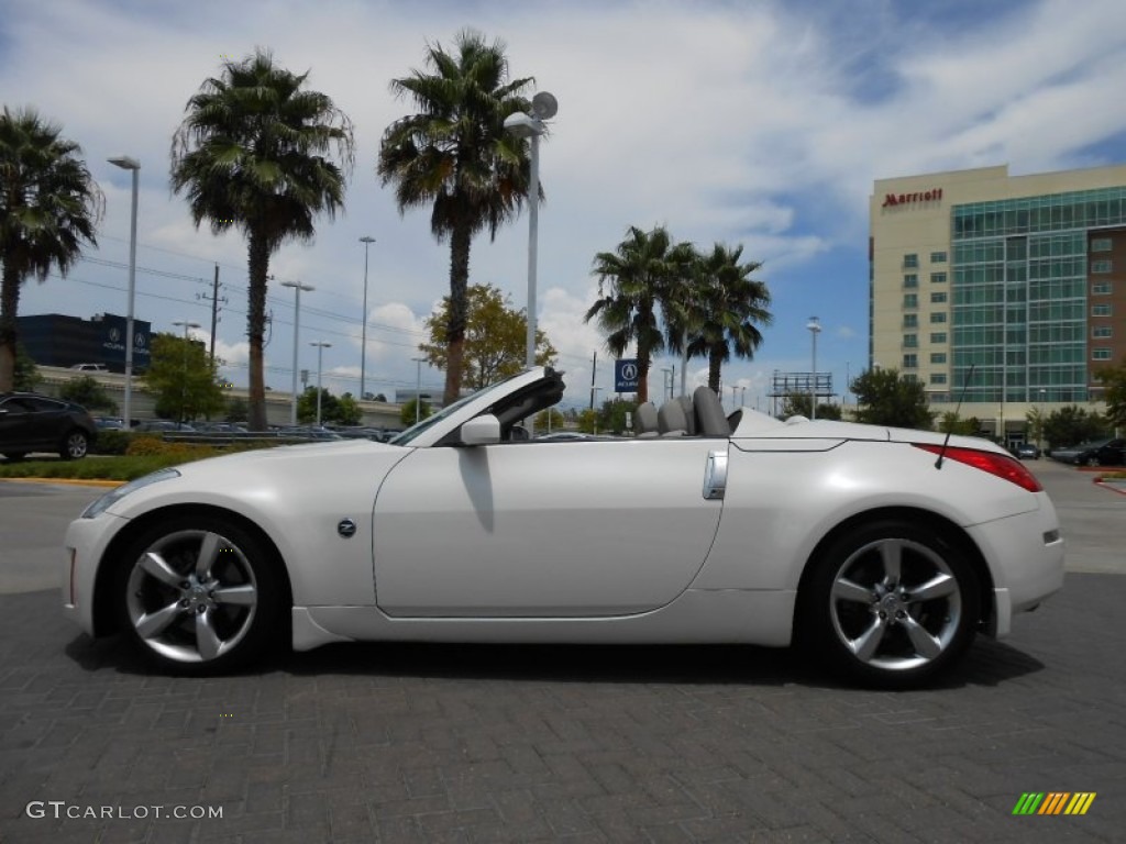 Pikes Peak White Pearl 2006 Nissan 350Z Touring Roadster Exterior Photo #68432820