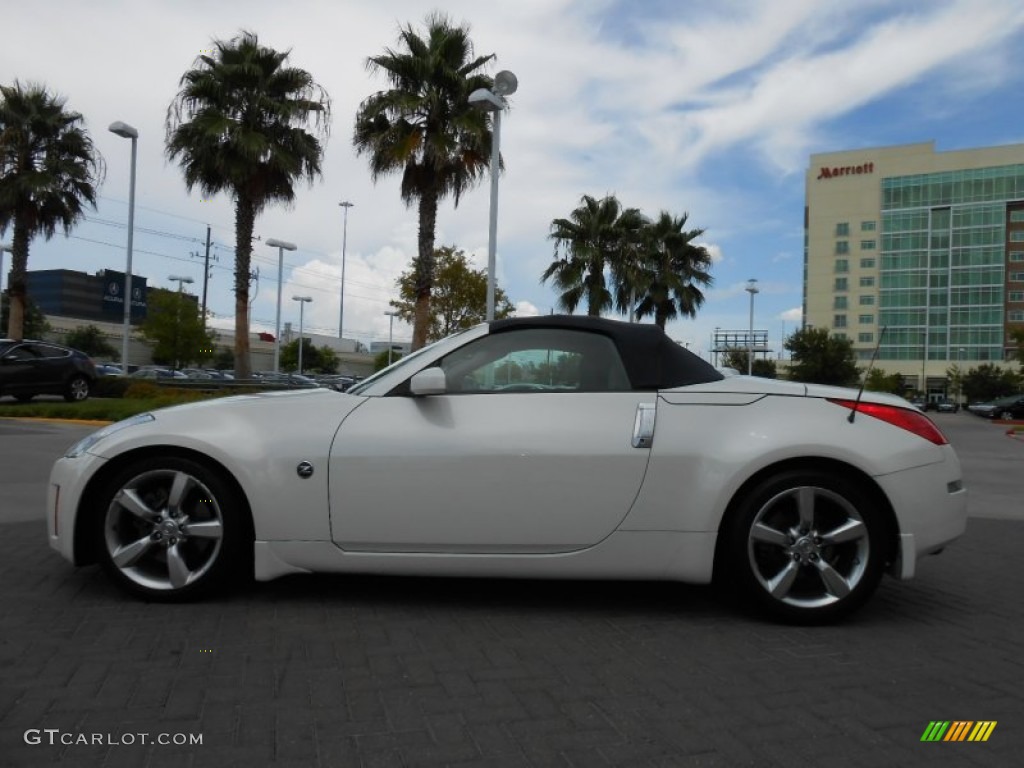 Pikes Peak White Pearl 2006 Nissan 350Z Touring Roadster Exterior Photo #68432852
