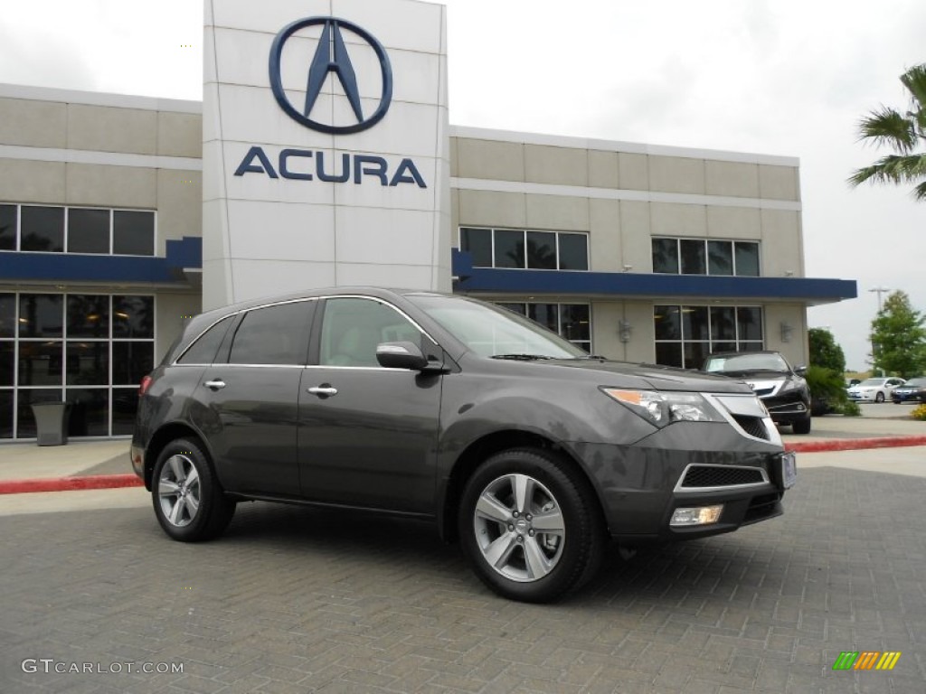 2012 MDX SH-AWD Technology - Grigio Metallic / Taupe photo #1