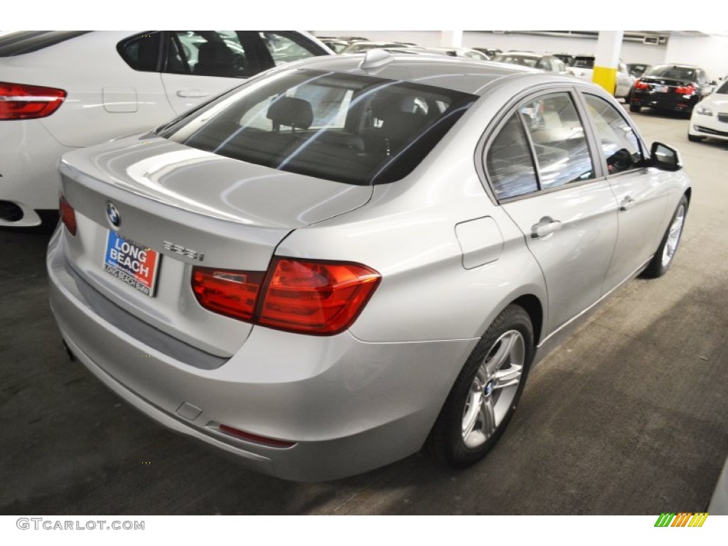 2012 3 Series 328i Sedan - Glacier Silver Metallic / Black photo #3