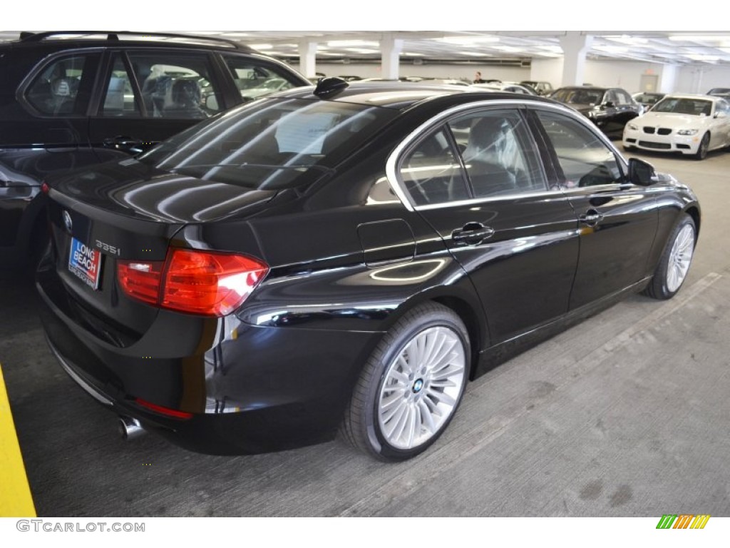 2012 3 Series 335i Sedan - Jet Black / Black photo #3