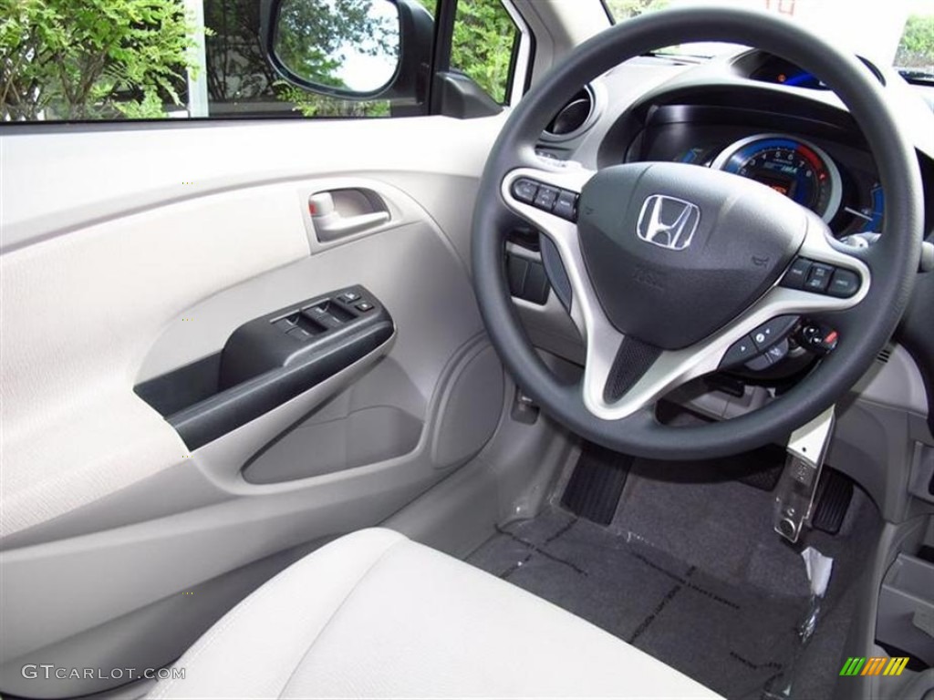 2011 Honda Insight Hybrid EX Gray Steering Wheel Photo #68434079
