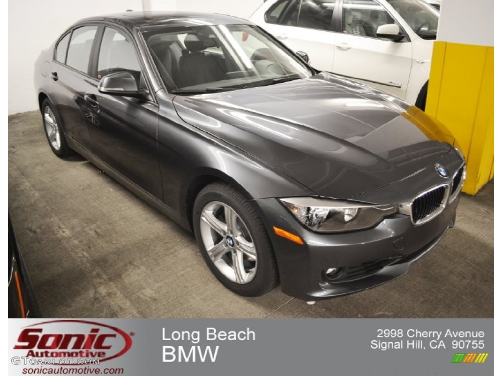 2012 3 Series 328i Sedan - Mineral Grey Metallic / Black photo #1
