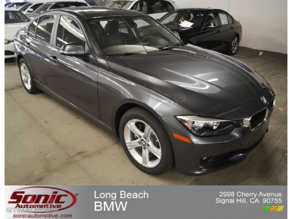 2012 3 Series 328i Sedan - Mineral Grey Metallic / Black photo #1