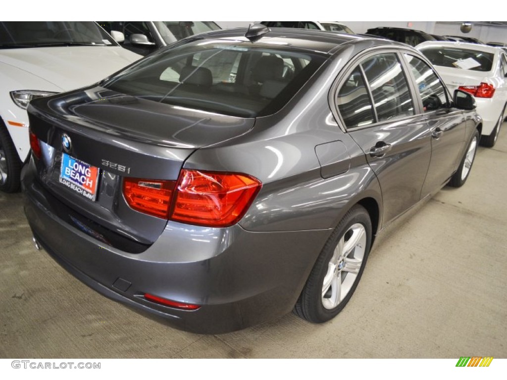 2012 3 Series 328i Sedan - Mineral Grey Metallic / Black photo #3