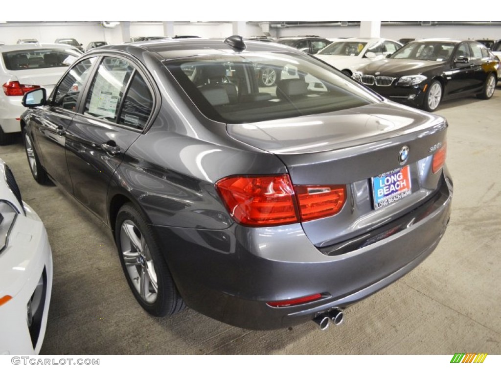 2012 3 Series 328i Sedan - Mineral Grey Metallic / Black photo #4