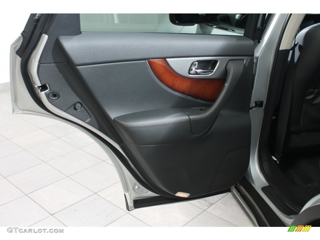 2012 Infiniti FX 35 AWD Graphite Door Panel Photo #68434592