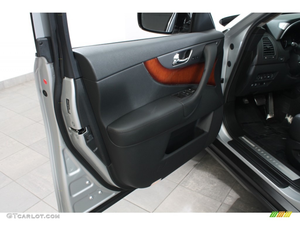 2012 Infiniti FX 35 AWD Graphite Door Panel Photo #68434601