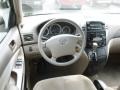 2006 Toyota Sienna Taupe Interior Dashboard Photo