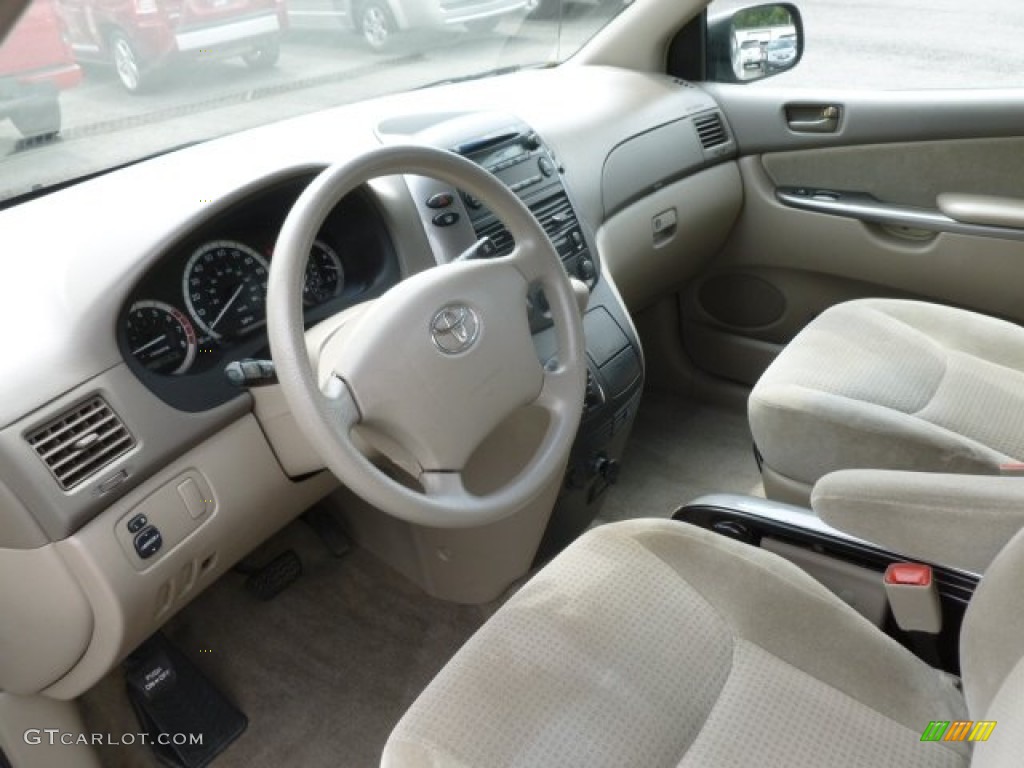 Taupe Interior 2006 Toyota Sienna CE Photo #68435039