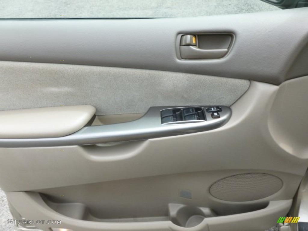 2006 Toyota Sienna CE Taupe Door Panel Photo #68435048