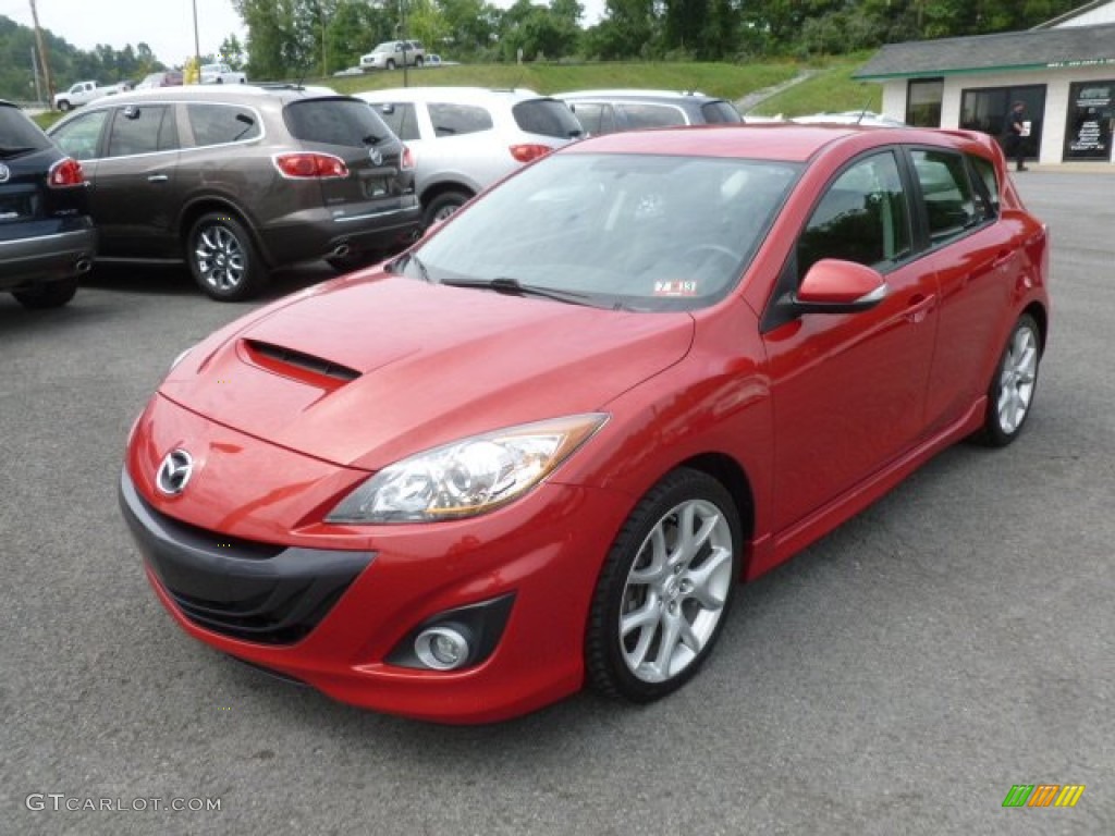 Velocity Red Mica 2010 Mazda MAZDA3 MAZDASPEED3 Sport 5 Door Exterior Photo #68435384