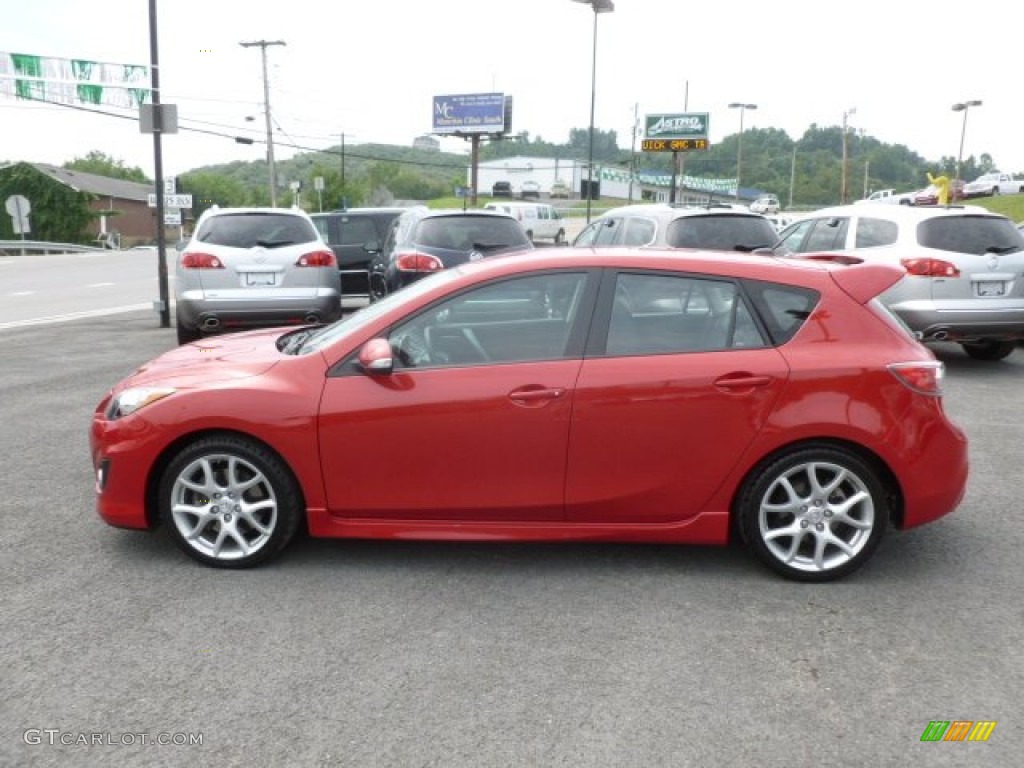 Velocity Red Mica 2010 Mazda MAZDA3 MAZDASPEED3 Sport 5 Door Exterior Photo #68435393