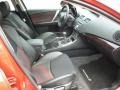 Black/Red 2010 Mazda MAZDA3 MAZDASPEED3 Sport 5 Door Interior Color