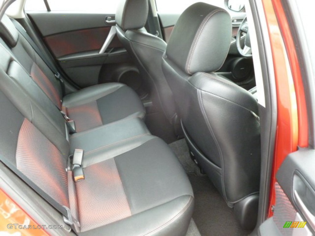 Black/Red Interior 2010 Mazda MAZDA3 MAZDASPEED3 Sport 5 Door Photo #68435456