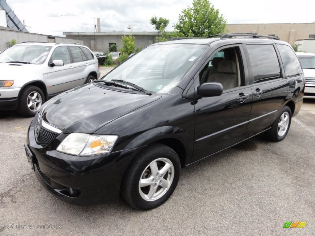 2002 MPV LX - Black Mica / Beige photo #2