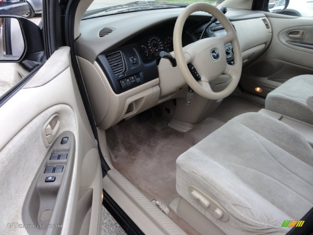 2002 MPV LX - Black Mica / Beige photo #14