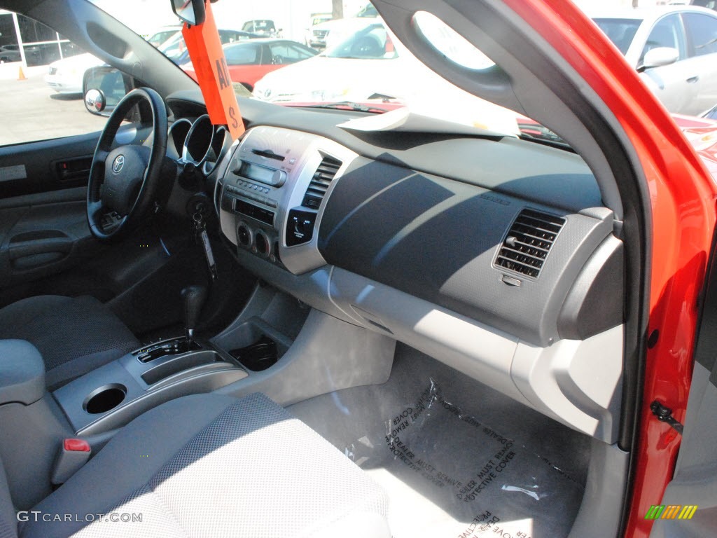 2006 Tacoma V6 PreRunner TRD Access Cab - Radiant Red / Graphite Gray photo #5