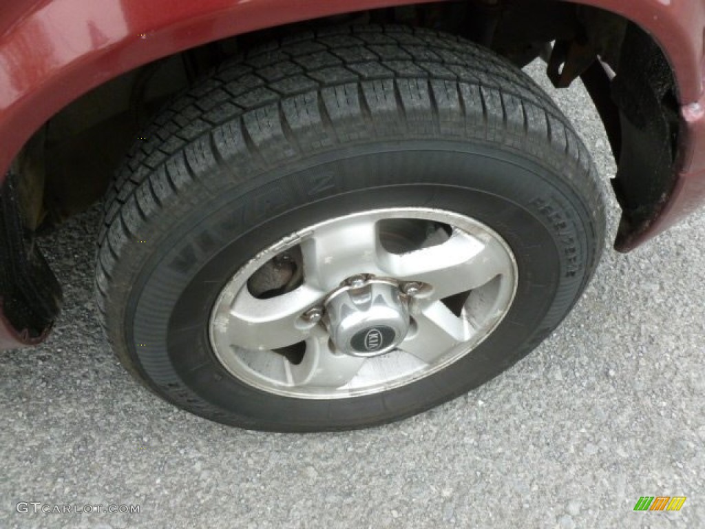 2002 Sportage 4x4 - Pepper Red / Gray photo #9