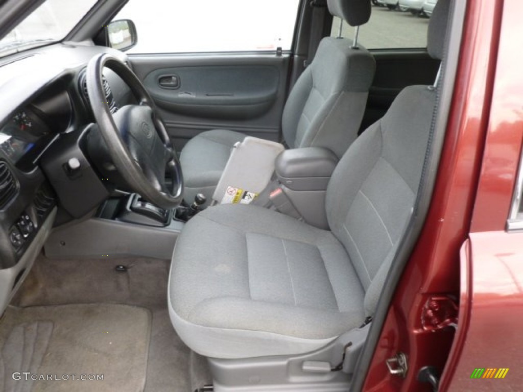 2002 Sportage 4x4 - Pepper Red / Gray photo #15
