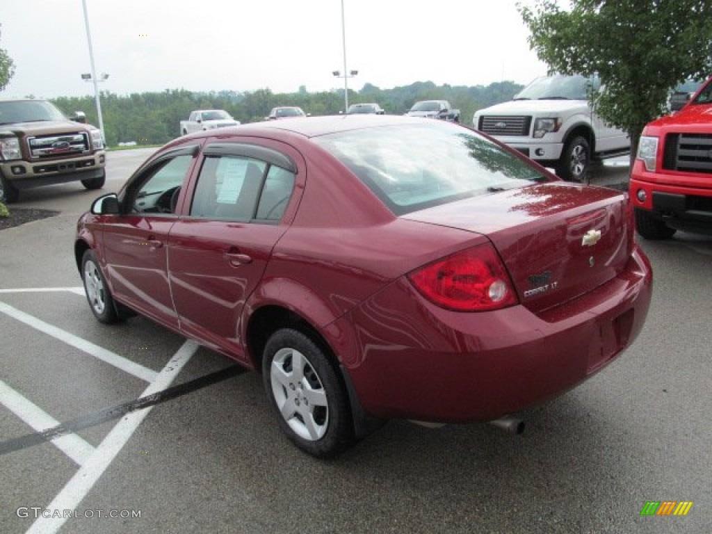 2007 Cobalt LT Sedan - Sport Red Tint Coat / Gray photo #6