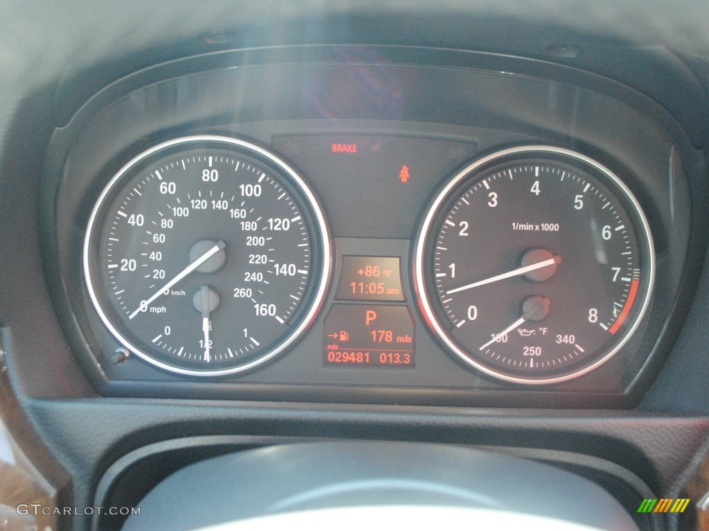 2009 3 Series 335i Coupe - Space Grey Metallic / Black photo #16