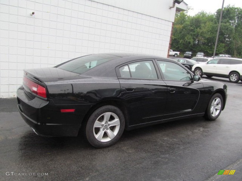 Pitch Black 2012 Dodge Charger SE Exterior Photo #68437214