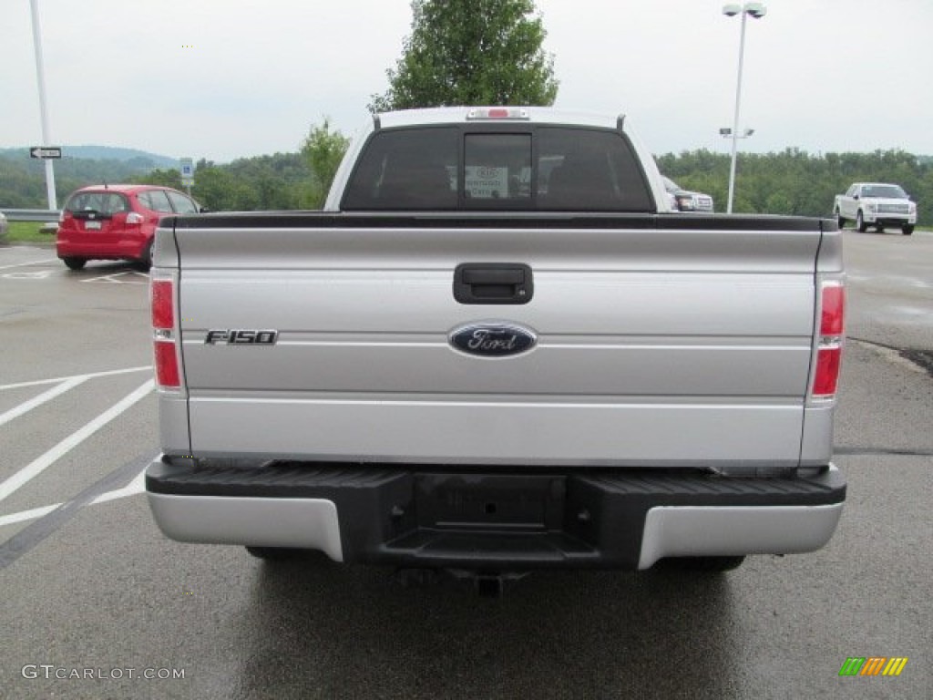 2010 F150 STX SuperCab 4x4 - Ingot Silver Metallic / Medium Stone photo #8